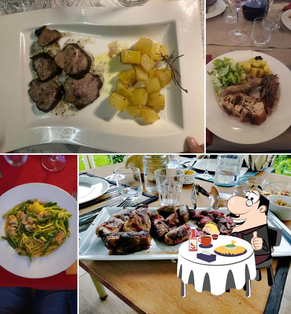 Piatto di formaggi al agriturismo trattoria delle passioni