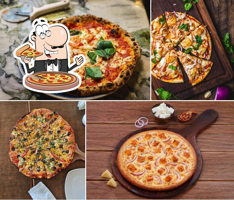 At The Pizza Hot, you can get pizza