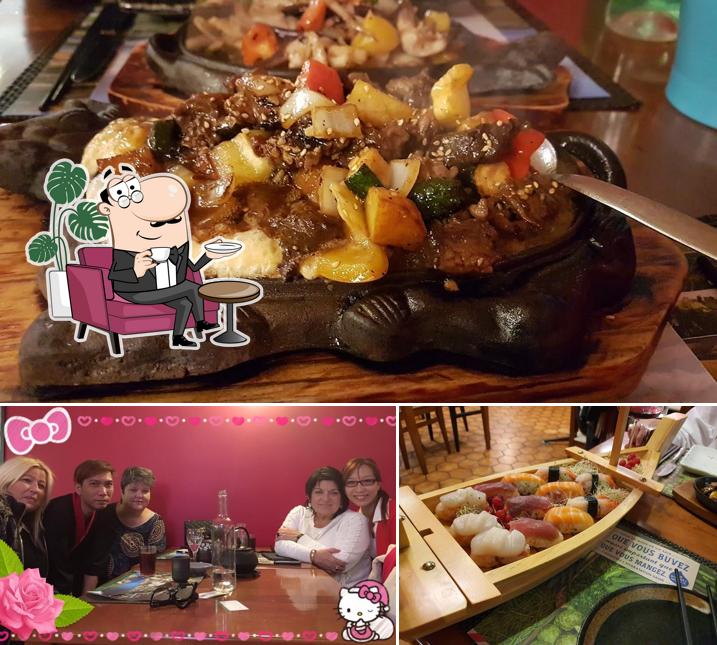 La immagine di interni e cibo da Restaurant Kazoku