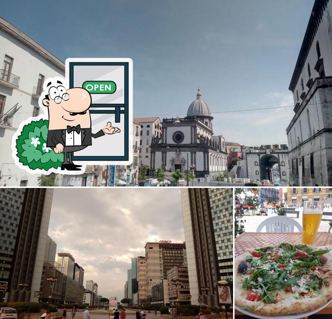 Tra le diverse cose da PIZZERIA MIA NAPOLI si possono trovare la esterno e birra