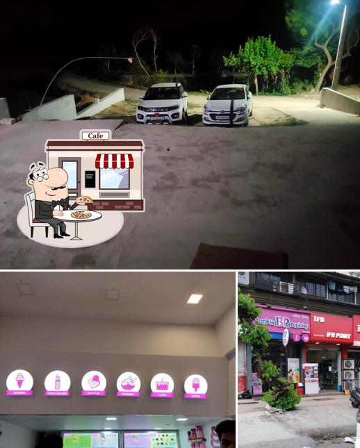 The exterior of Baskin Robbins