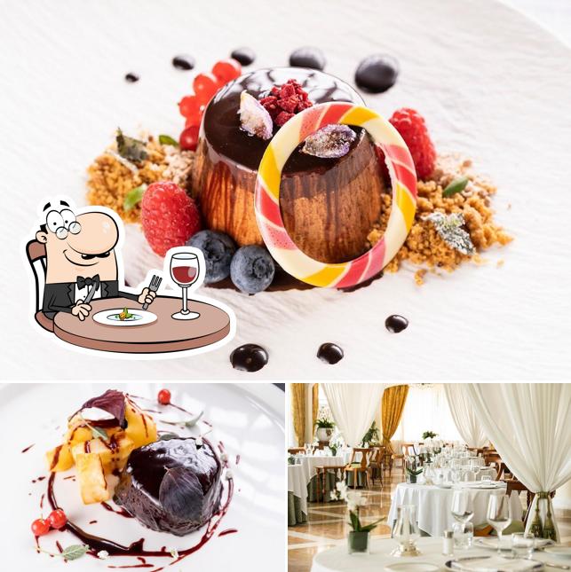 La foto di cibo e interni da Belvedere Restaurant