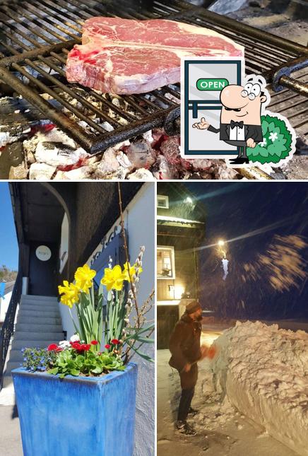 Questa è la immagine che presenta la esterno e cibo di Bürgis Burehof