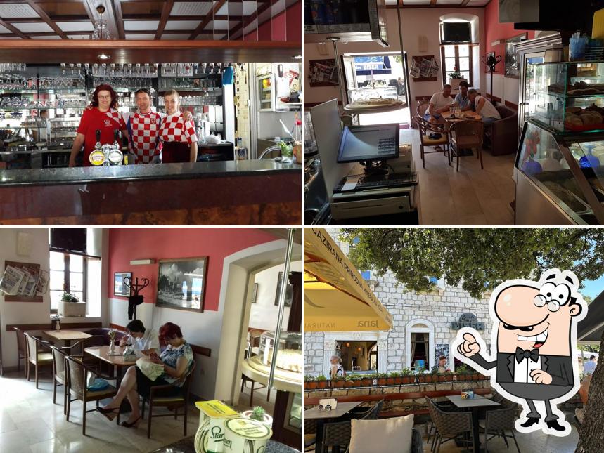 Gli interni di Caffee Bar Biser