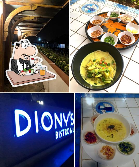 Food at Diony's Bistro & Lounge