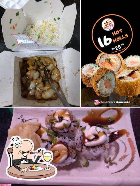 Comida em Restaurante China Fan