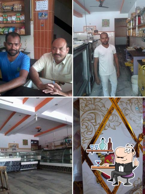 The interior of Madhur Kunj Sweets
