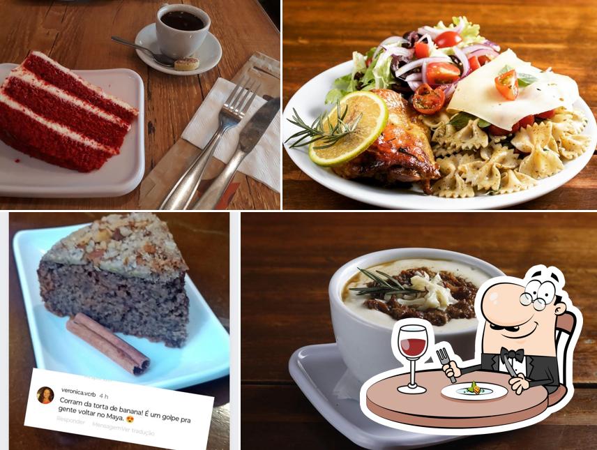 Comida em Maya Café