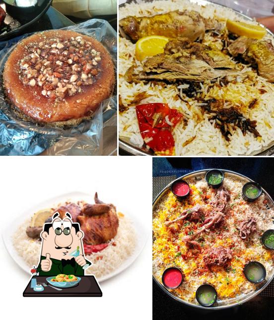 Food at Al Marjan Arabian & BBQ Restaurant