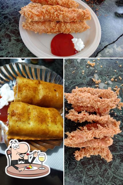 Food at B N B (Best crispy fried chicken)