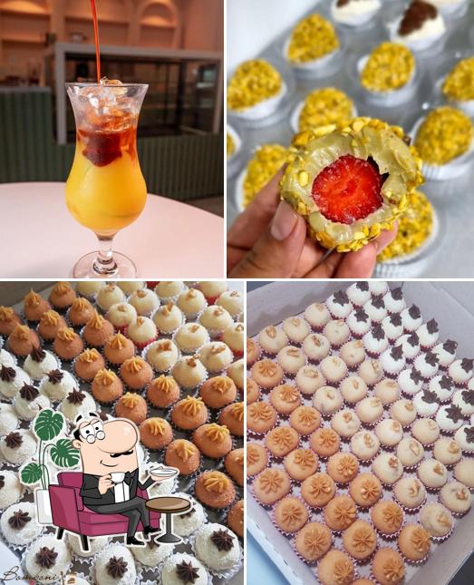 Bomboni Doces Sobremesas Bolos Cursos Doces Confeitaria Brownie Bolo de Pote Doceria Mariana MG