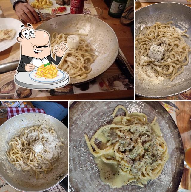 Spaghetti alla carbonara al Farina Ré