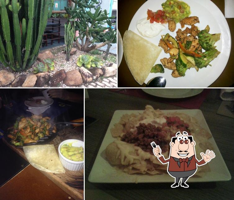 Comida em Chalé Guadalupe gastronomia nacional e mexicana