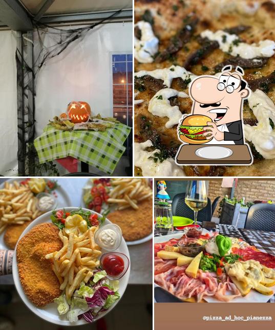 Prenditi un hamburger a Pizza ad Hoc