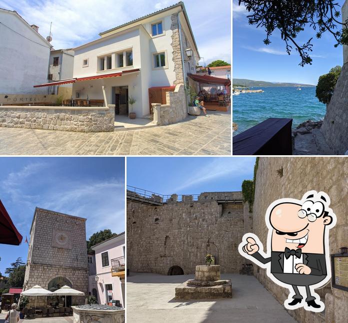 Gli esterni di Portella Krk- restaurant