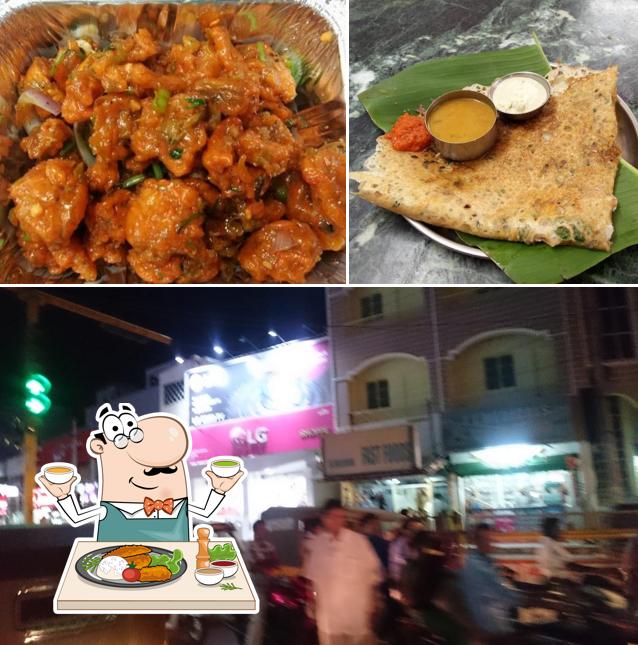 The restaurant's food and exterior