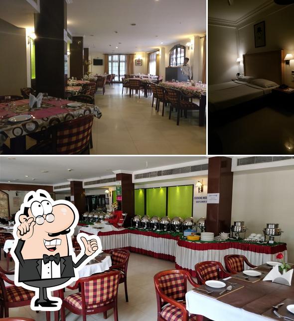 The interior of Supra Restaurant by Kovilakam Residency