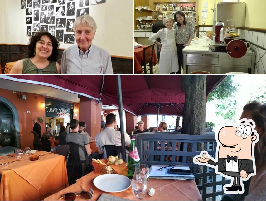 Gli interni di Trattoria Tony