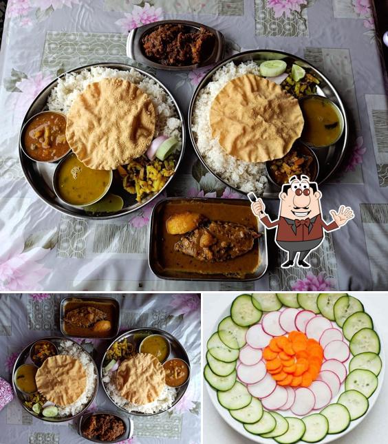 Meals at Annapoorna Bengali Mess Veg and Non-Veg
