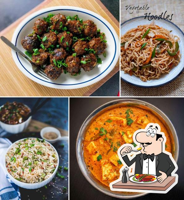 Food at Deluxe Pure Vegetarian Restaurant Amalapuram