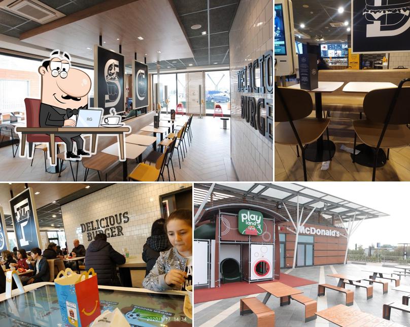 Dai un'occhiata agli interni di McDonald's Roma Cassia