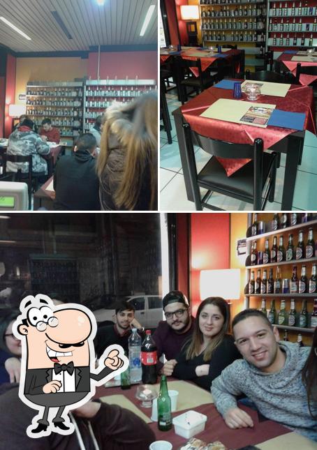 Gli interni di Pizza & Birra