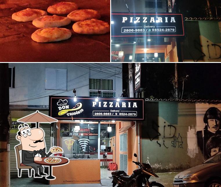 O exterior do Don Dericon pizzaria