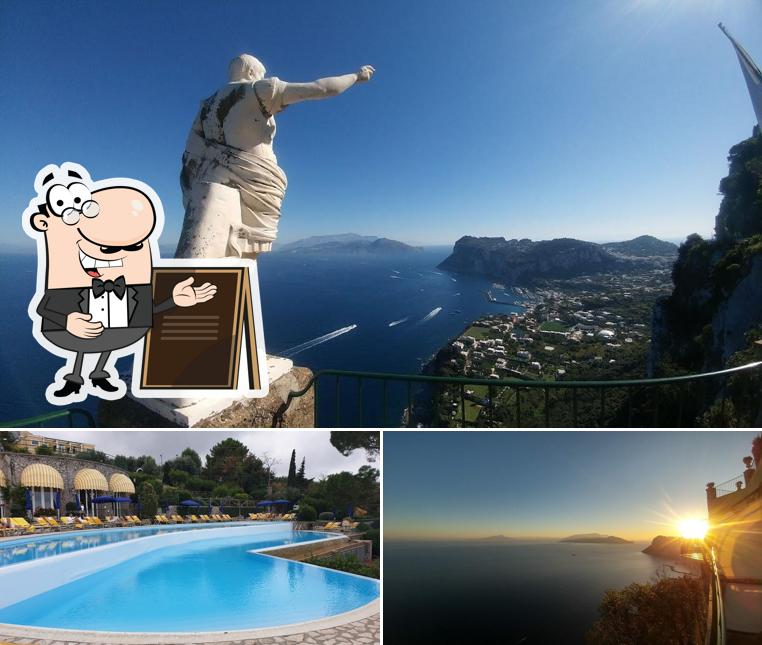 Gli esterni di Hotel Caesar Augustus