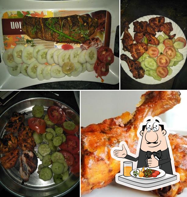 Food at Restaurant Tandoor