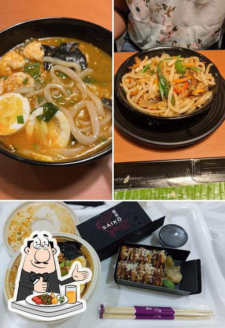 Food at Saiko Sushi House
