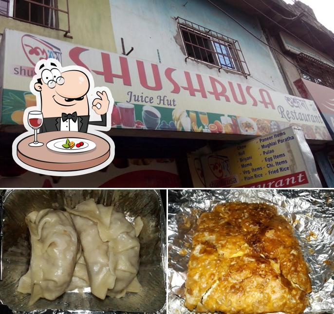 Take a look at the photo depicting food and exterior at Shushrusa Restaurant