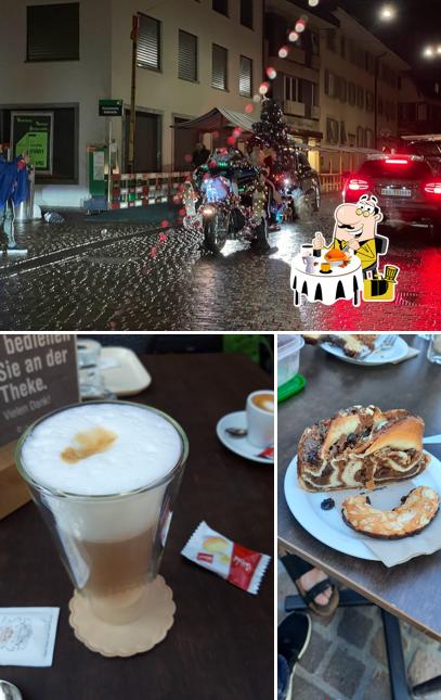 Questa è la foto che presenta la cibo e esterno di Sutter Begg – Bäckerei, Konditorei & Café