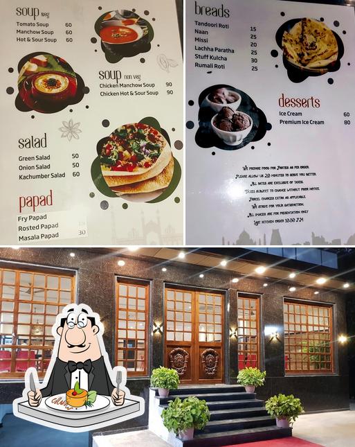 The photo of Tandoori Nation’s food and interior