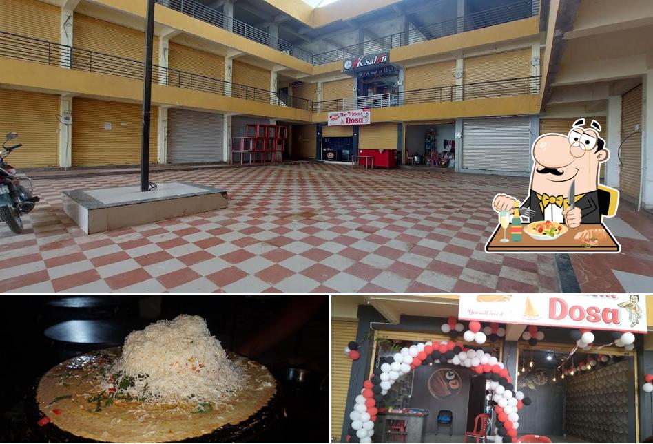 The image of The Trident dosa’s food and exterior