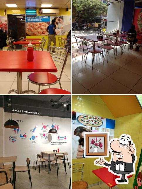 The interior of Domino's Pizza Btm 2Nd Stage, Banglore
