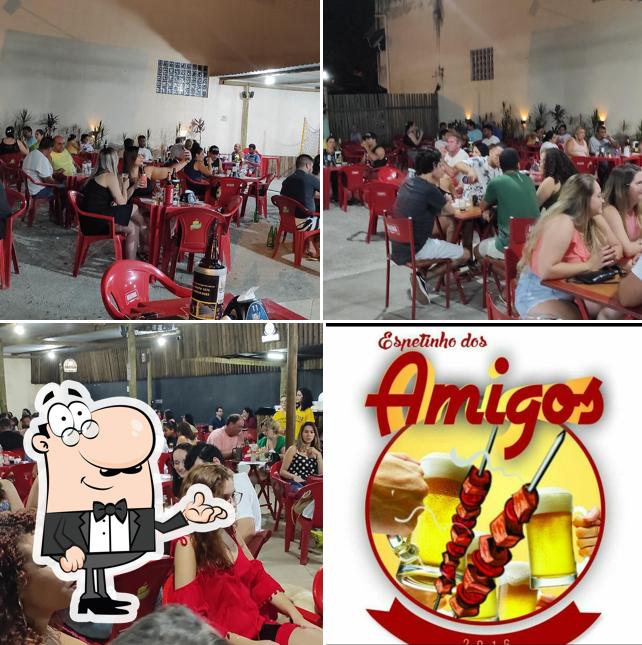 O interior do Espetinho Dos Amigos