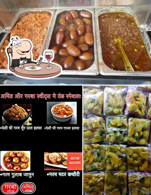 Food at Garba Sweets