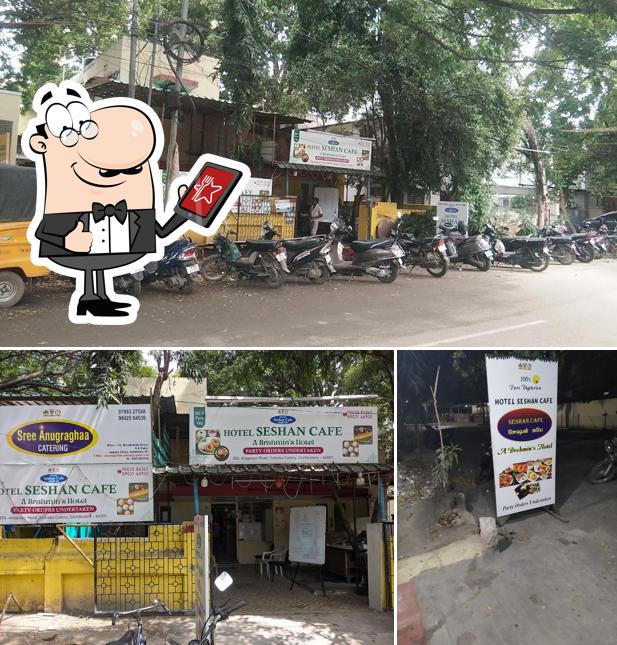 The exterior of Hotel Seshan Cafe