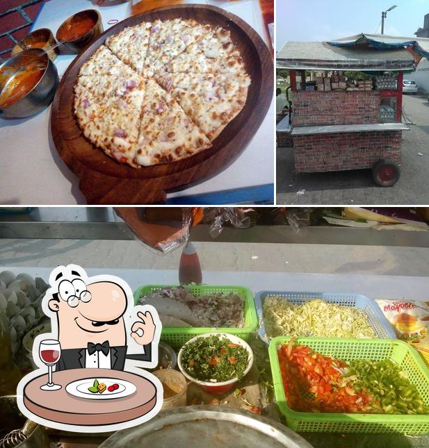 This is the picture depicting food and exterior at Nikku Egg Corner