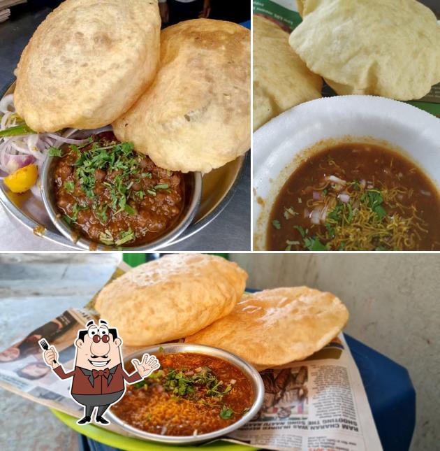 Chole bhature at North Indian Samosa Centre and Momos