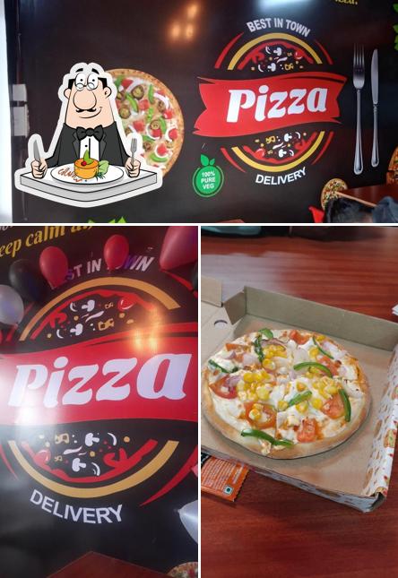 This is the picture depicting food and beverage at Pizza D Queen