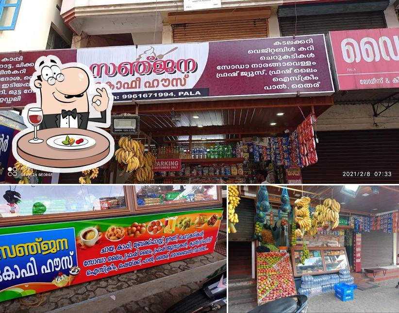Food at Sanjana coffee house