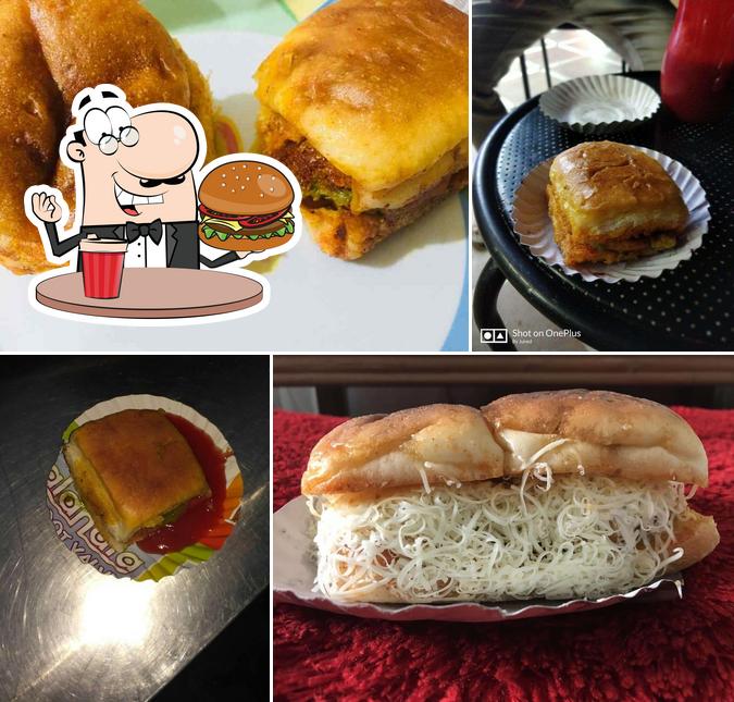 Try out one of the burgers offered by Shreeji Krupa Bombay Vadapav & Fastfood