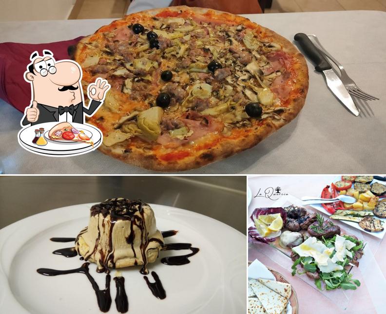 A Ristorante Pizzeria La Quercia, puoi goderti una bella pizza