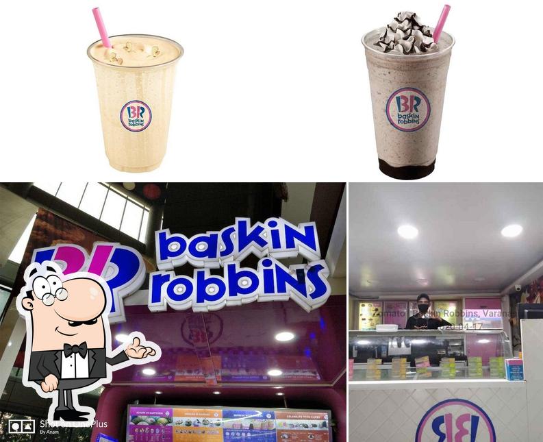 The photo of interior and drink at Baskin Robbins - Ice Cream Desserts