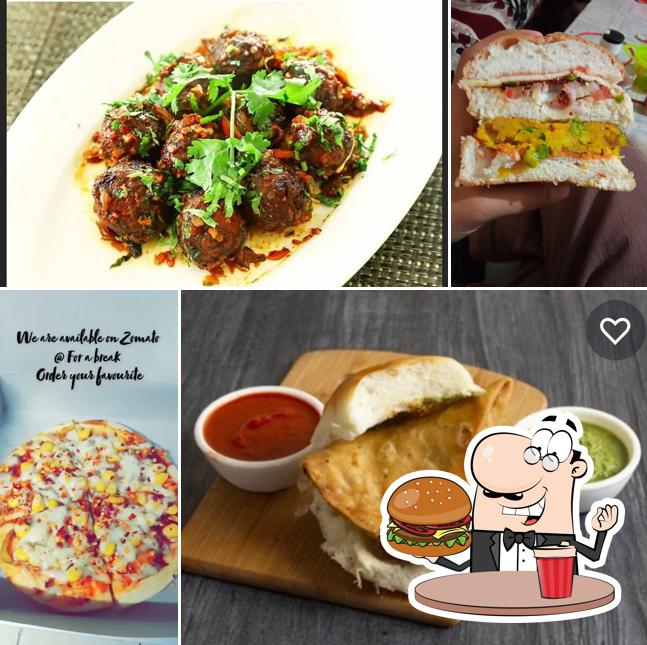 Order a burger at FAB for a break