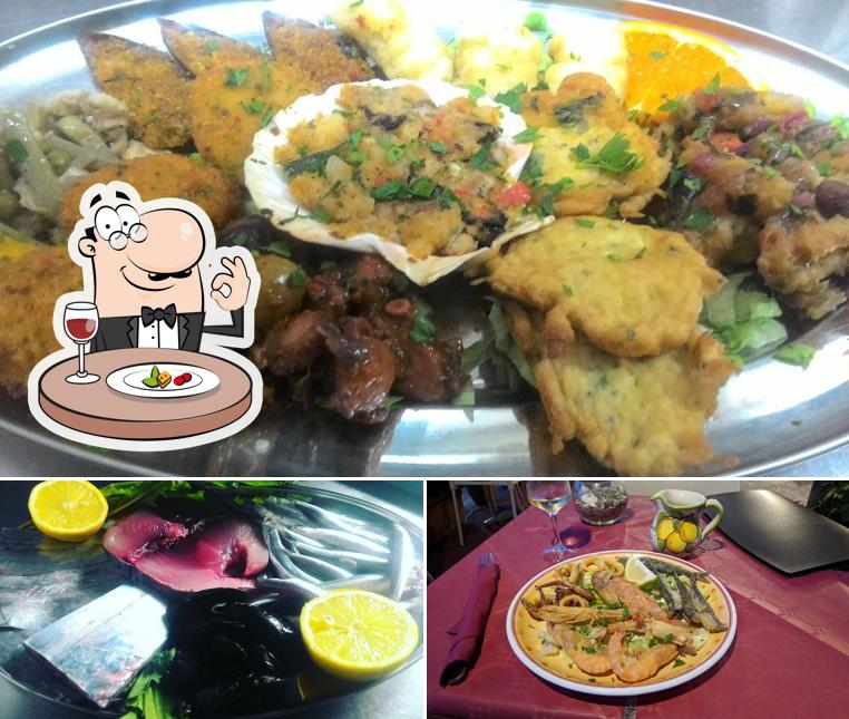 Cibo al Trattoria I Limoni