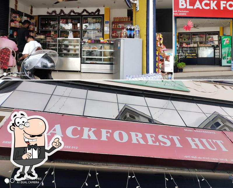 The interior of Black forest Bakery