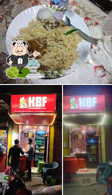 KBF KOLKATA BIRYANI FEVER is distinguished by exterior and food