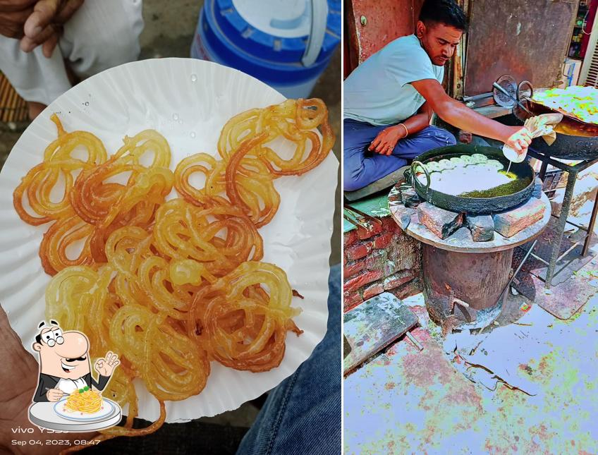 Spaghetti carbonara at Mahaveer Misthan Bhandar